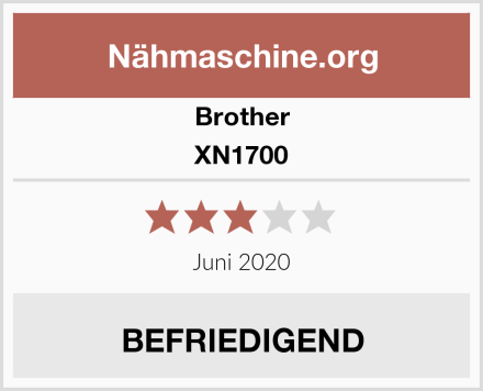 Brother XN1700 Test