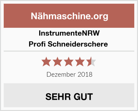 InstrumenteNRW Profi Schneiderschere  Test