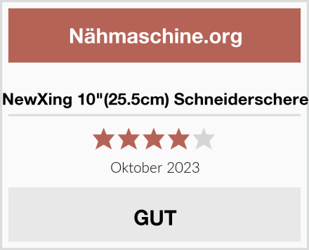  NewXing 10"(25.5cm) Schneiderschere Test