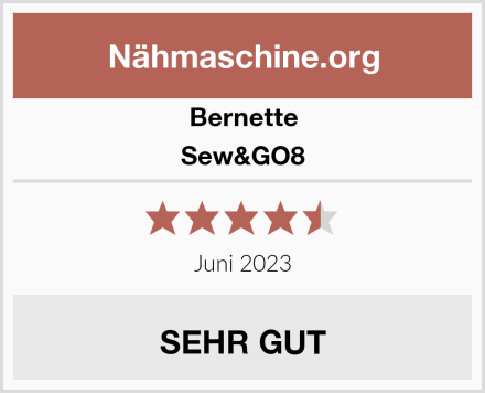 Bernette Sew&GO8 Test