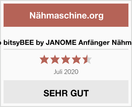  kullaloo bitsyBEE by JANOME Anfänger Nähmaschine Test