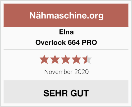 Elna Overlock 664 PRO Test
