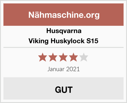 Husqvarna Viking Huskylock S15 Test