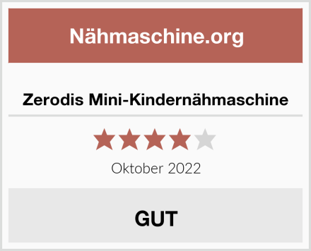  Zerodis Mini-Kindernähmaschine Test